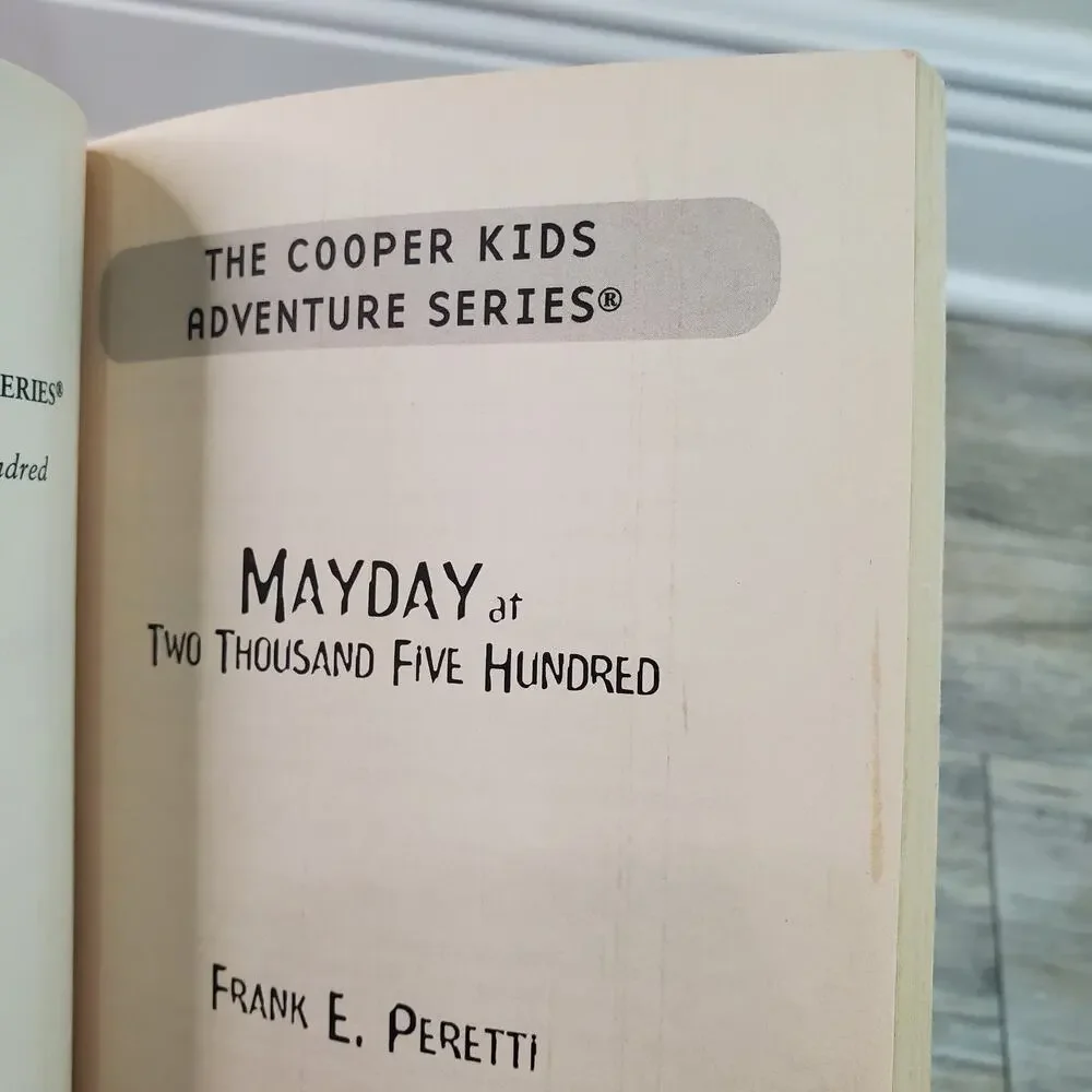 The Cooper Kids Frank Peretti 4 Book Lot Paperback Books (3, 5, 7-8)